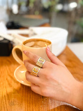 Load image into Gallery viewer, Just Your Letter Ring - Silver & Gold Plated