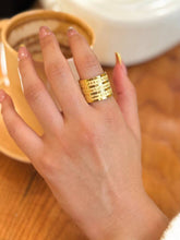 Load image into Gallery viewer, Surat ElKursi Ring - Gold Plated