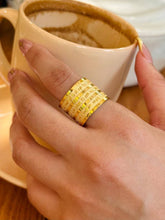 Load image into Gallery viewer, Surat ElKursi Ring - Gold Plated