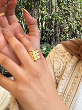 Load image into Gallery viewer, Surat ElKursi Ring - Gold Plated