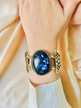 Load image into Gallery viewer, Traditional Arabian Set - Pure Copper with Navy Blue Agate