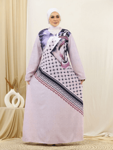 Load image into Gallery viewer, Gori jalabiya - Crepe Digital 3D
