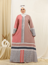 Load image into Gallery viewer, Salma jalabiya - Crepe Digital 3D