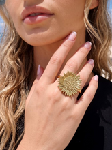 Load image into Gallery viewer, Sunflower Ring - Stainless Steel