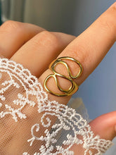 Load image into Gallery viewer, Liora Infinity Ring - Stainless Steel