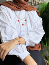 Load image into Gallery viewer, Red Heart Set - Pearl Stones
