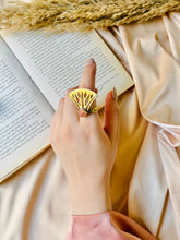 Load image into Gallery viewer, Ela Lotus Ring - Pure Copper