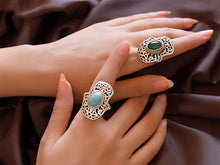 Load image into Gallery viewer, Zoya Ring - Silver Plated