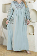 Load image into Gallery viewer, Yasmine jalabiya - Linen