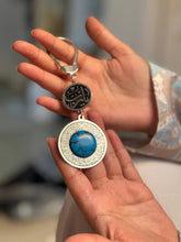 Load image into Gallery viewer, "Ya Rab" Turquoise Medal - Silver Plated