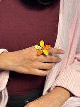 Load image into Gallery viewer, Colorful Tulip Ring - Stainless Steel