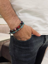 Load image into Gallery viewer, Hamza Set - Agate Bracelets