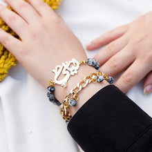 Load image into Gallery viewer, "Lalia" Customized Delicate Set - Gold Plated