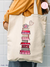 Load image into Gallery viewer, Books Tote Bag - Linen