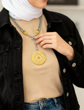 Load image into Gallery viewer, Sohair Necklace - Gold & Silver Plated