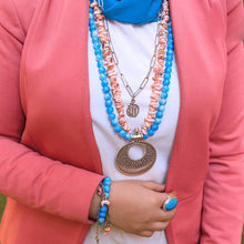 Load image into Gallery viewer, Pinky Turquoise Set - Silver Plated