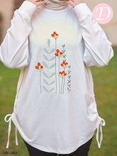Load image into Gallery viewer, Flower Woman T-shirt - Cotton