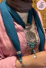 Load image into Gallery viewer, Blue Necklace Scarf