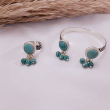 Load image into Gallery viewer, Isabella Turquoise - Silver Plated Set