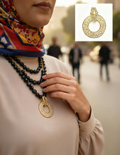 Load image into Gallery viewer, Ayat ElKursi Calligraphy Glow - Gold Plated - Ramadan Elegant