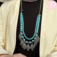 Load image into Gallery viewer, Kaf Necklace - Silver Metal