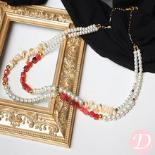 Load image into Gallery viewer, Tamara Seashell Necklace - Pearl and Seashell
