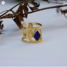Load image into Gallery viewer, Gehad Agate Ring - Pure Copper