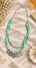 Load image into Gallery viewer, Naira adjustable agate necklace close-up