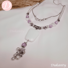 Load image into Gallery viewer, Yara Set - Pearl And Agate Stones