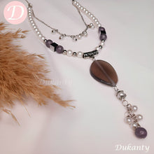 Load image into Gallery viewer, Fatma Set - Pearl And Agate Stones