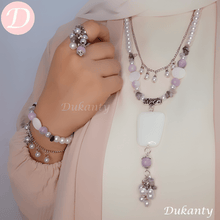 Load image into Gallery viewer, Yara Set - Pearl And Agate Stones