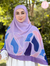 Load image into Gallery viewer, Tasneem Veil - Malaysian Digital Veil