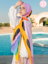 Load image into Gallery viewer, Ruby Scarf - Crepe Chiffon