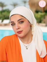 Load image into Gallery viewer, Lama Plissea Scarf - Crepe Chiffon