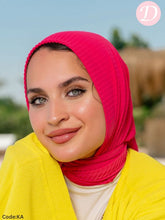 Load image into Gallery viewer, Lama Plissea Scarf - Crepe Chiffon