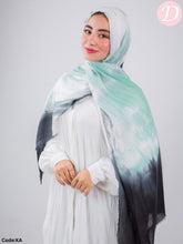 Load image into Gallery viewer, Rock Stone Scarf - Tie-Dye Cotton - Turquoise