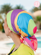 Load image into Gallery viewer, Walaa Scarf - Cotton And Satin