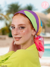Load image into Gallery viewer, Walaa Scarf - Cotton And Satin