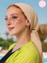Load image into Gallery viewer, Lama Plissea Scarf - Crepe Chiffon