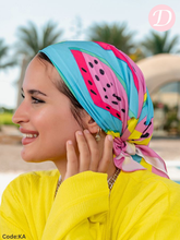 Load image into Gallery viewer, Saly Scarf - Cotton And Satin