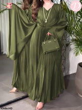 Load image into Gallery viewer, Mawada Elegant Dress - Belsia Satin