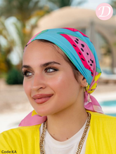 Load image into Gallery viewer, Saly Scarf - Cotton And Satin