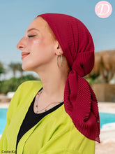 Load image into Gallery viewer, Lama Plissea Scarf - Crepe Chiffon