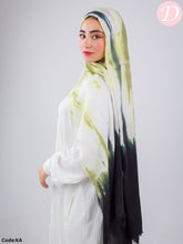 Load image into Gallery viewer, Rock Stone Scarf - Tie-Dye Cotton - Green