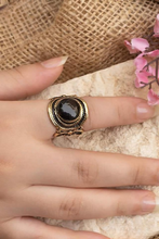 Load image into Gallery viewer, Qamar Agate Ring - Pure Copper