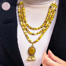 Load image into Gallery viewer, Soft Amber Necklace - Tourmaline Agate