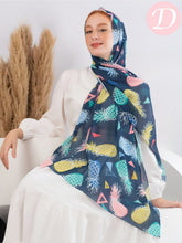 Load image into Gallery viewer, Pineapple Scarf - Crepe Digital