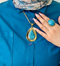 Load image into Gallery viewer, The Wonderful Turquoise Set - Gold And Silver Plated