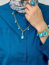 Load image into Gallery viewer, Jacy Elegant Set – Turquoise Stones