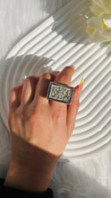 Load image into Gallery viewer, Hafez Ring - Silver Plated